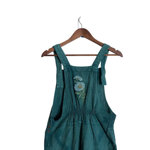 April Cornell for Modern Prairie Hannah Jumpsuit in Teal Womans Small - Picture 12 of 12